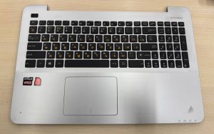 Палмрест (низ с тачпадом) Б/У ASUS X555Q