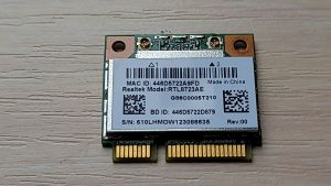 Модуль WIFI Б/У Realtek RTL8723AE Mini PCI (Half Size)