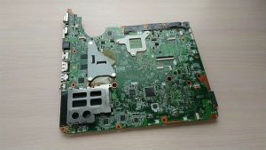 Материнская плата HP DV6-1000 (без процессора, AC82PM45, AMD Radeon HD 4500, нерабочая, донор компонентов)