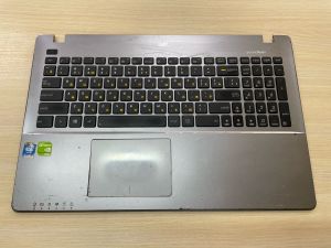 Палмрест (низ с тачпадом) Б/У Asus F550L